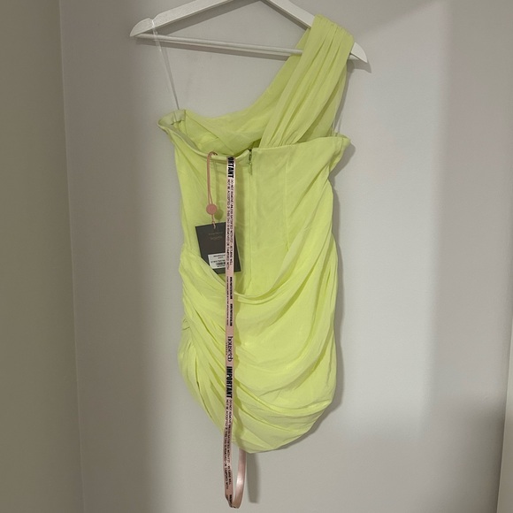 House of CB - ‘CLEMENTINE’ LIME CUT OUT MINI DRESS - Picture 14 of 16